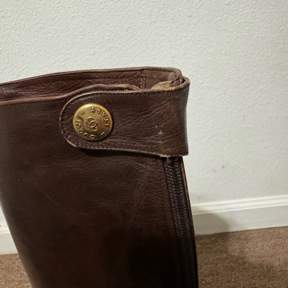 Gucci Women's Boots Shoes 37.5 - Picture 8 of 13